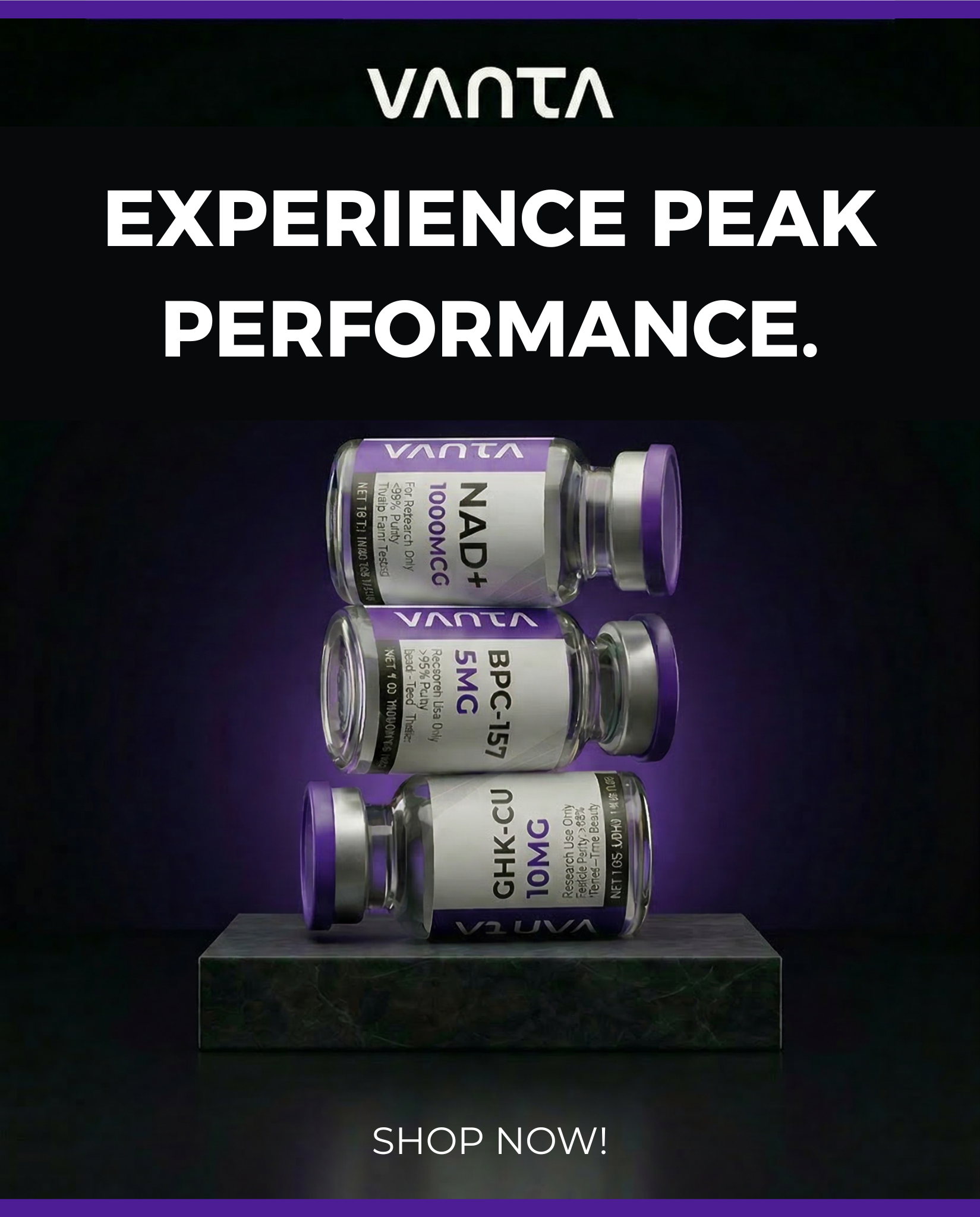 PEPTIDES TO EXPERIENCE PEAK PERFORMANCE