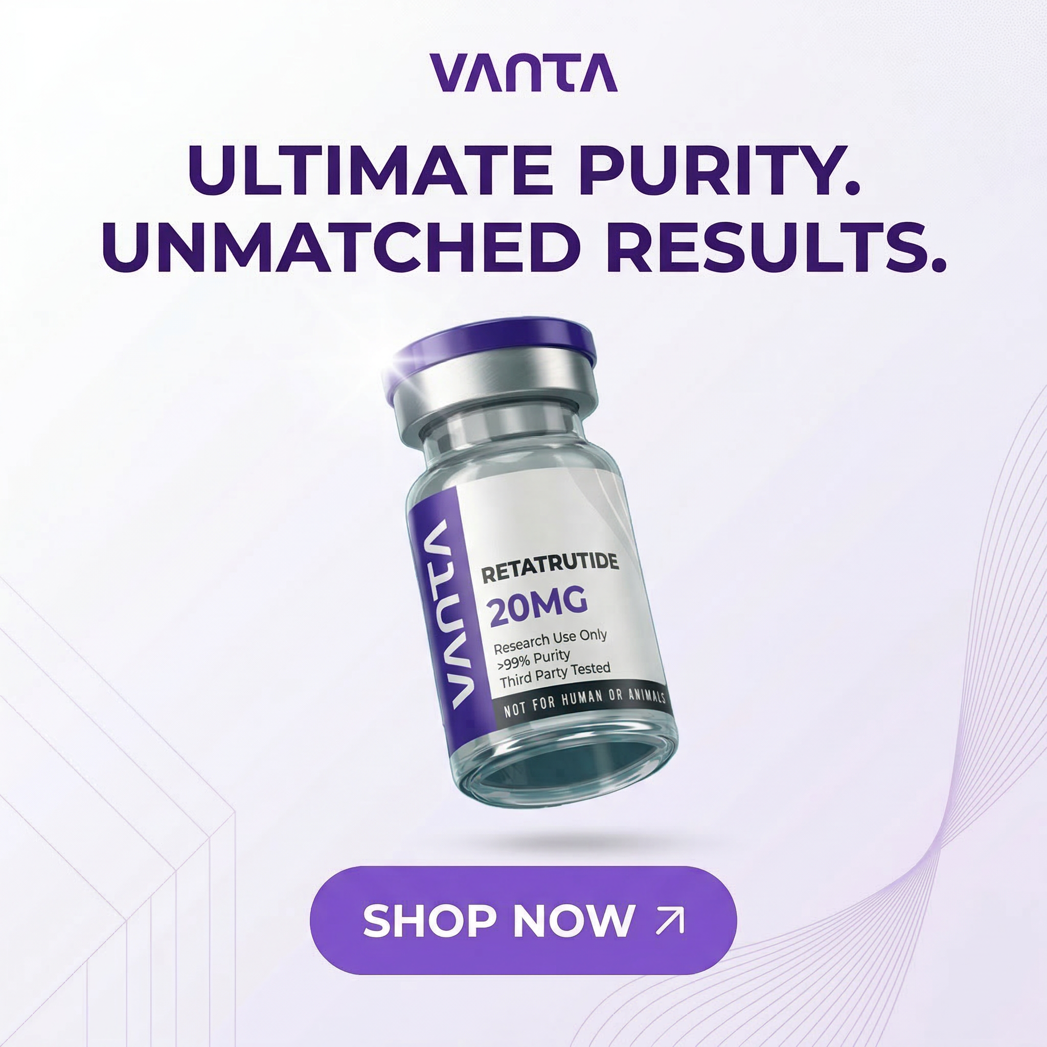 RETATRUTIDE 20MG ULTIMATE PURITY UNMATCHED RESULTS